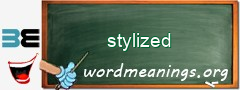 WordMeaning blackboard for stylized